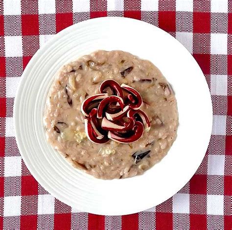 Risotto Al Radicchio Tardivo Di Treviso IGP E Gorgonzola Recette