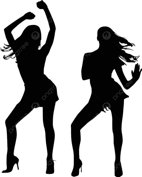 Silueta De Mujer Bailando Png Vectores Psd E Clipart Para Descarga My