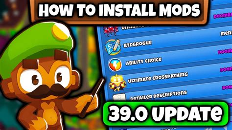 How To Install Mods In Bloons Td Update Youtube