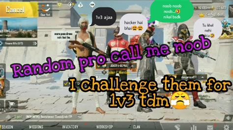 Random Pro Call Me Noob I Challenge Them For V Redmi Note