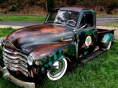 Chevy Truck Air Ride Bagged Not C Patina Rat Rod Hot Rod