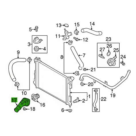 Flange Válvula Termostática Hyundai Veloster Creta I30 HB20