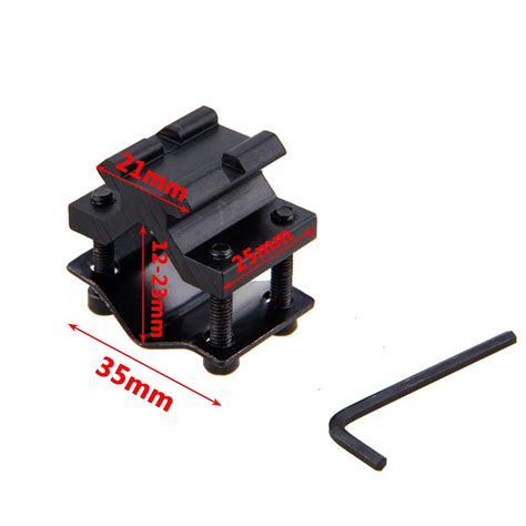 Trilho 20mm Adaptador P Cano Mount P Carabina E Rifle Shopee Brasil