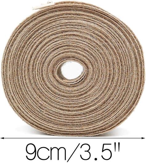 2pcs Burlap Ribbon Natural Jute Roll 3 8cm X 10m Vintage Hessian Roll