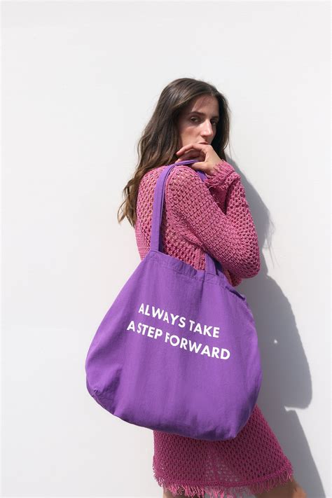 Purple Tote Bag Atelier Yuwaciaojp