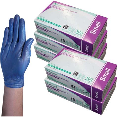 Universal Nitrile Gloves Powder Free Blue Small 100 Box X5 Woolworths