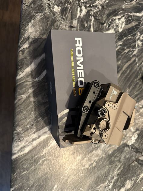 SIG SAUER ROMEO8T 1 X 38mm Red Dot Sight FDE 798681596652 EBay