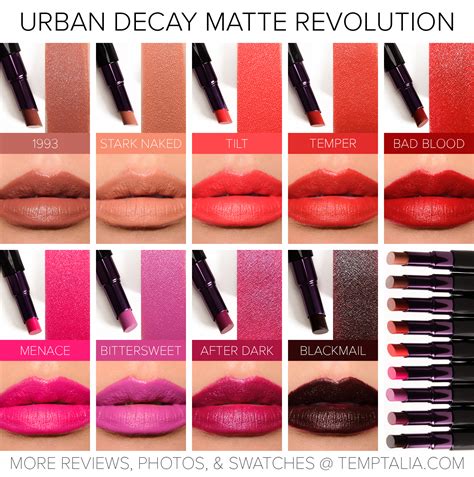 Urban Decay Matte Revolution Lipsticks Swatches Review Hot Sex Picture