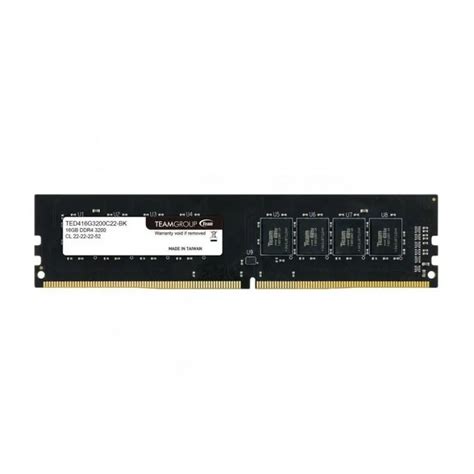 Barrette mémoire TEAMGROUP 16 Go DDR4 3200 Mhz UDIMM