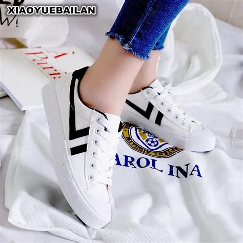 New Spring Classic Tenis Feminino Lace Up White Shoes Woman Pu Leather