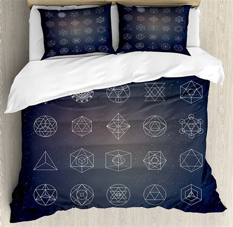 Aliexpress Buy Sacred Geometry Duvet Cover Set Alchemy