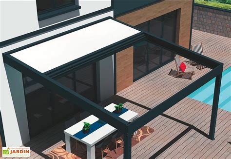 Pergola Bioclimatique Adoss E Toit R Tractable Motoris Poly Top