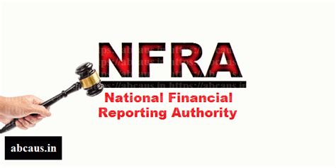 Nfra Rules Notified Auditor To File Annual Return With Authority