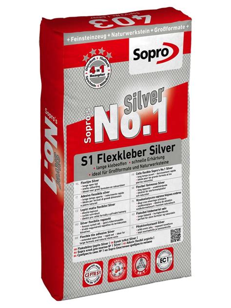 Sopro No 1 S1 FlexKleber Silver 403 25kg Sack 403 21 Franke Raumwert