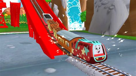 Thomas Friends Magic Tracks Jump Over The Broken Bridge