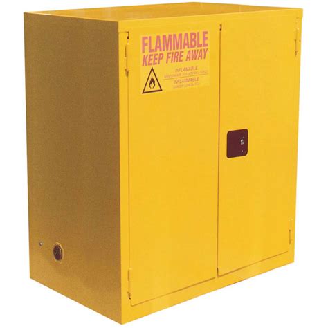 Flammable Cabinet 120 Gallon Manual Close Double Door 59w X 35d X