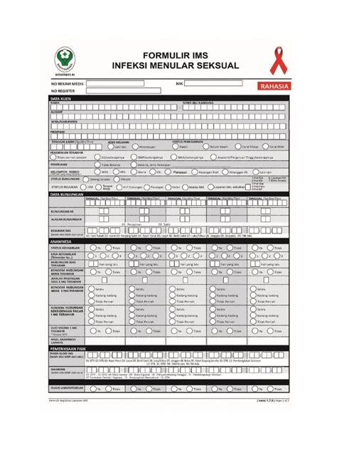 Form Hiv Aids Pdf