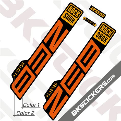 Rock Shox Fork New Decals Mountain Bike Rockshox Zeb Cycling Mtb