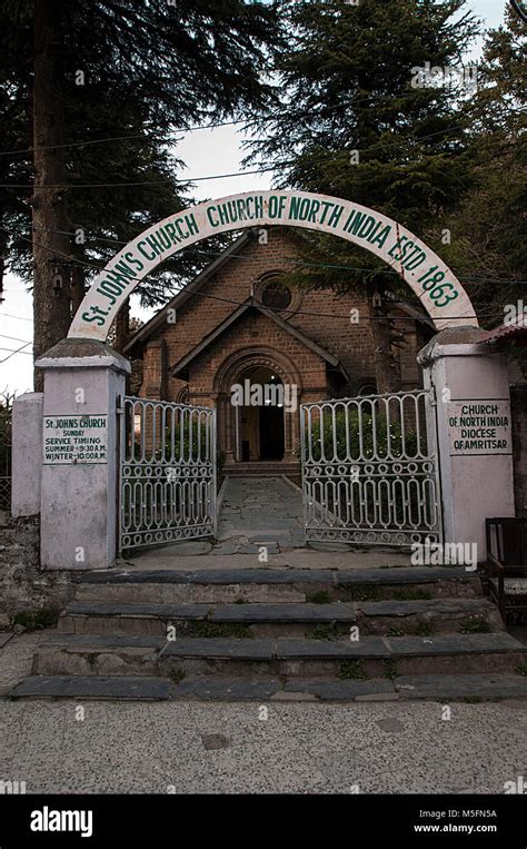 St Johns Church Dalhousie Himachal Pradesh India Asia Stock Photo