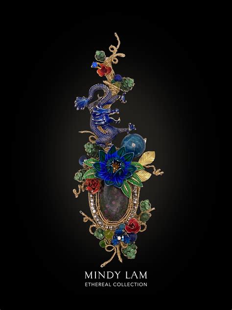 Ethereal Collection Lapel Pin - The Ethereal Visitor – Mindy Lam Jewelry