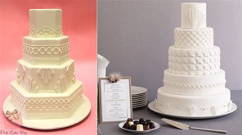 Art Deco Wedding Cakes Cake Geek Magazine