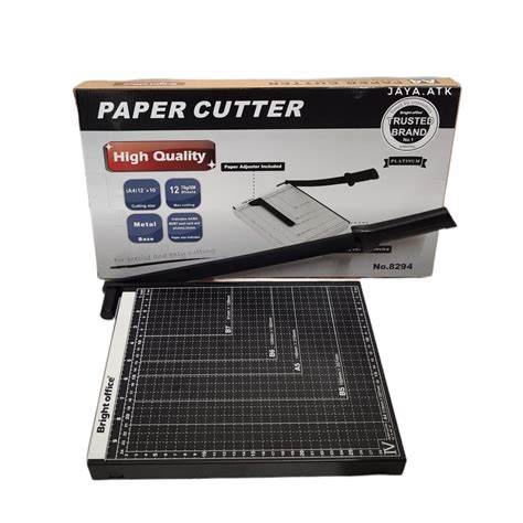 Jual Paper Cutter Pemotong Kertas Meja A4 Pisau Jilid Trimmer Shopee