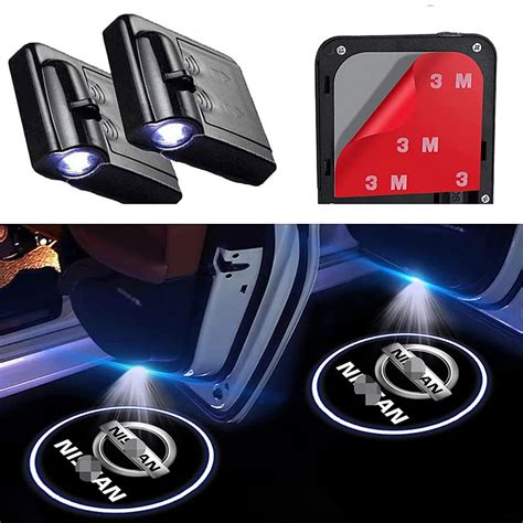 Buy Arewelly 2PCS Car Door Lights Logo Projector Wireless Car Door