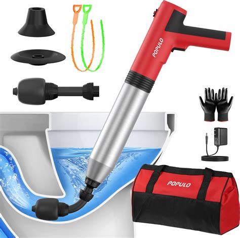 Plunge Blaster™ Toilet Plunger High Pressure Air Drainage Injector