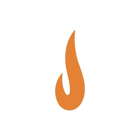 Flame Fire Icon Logo Illustration Vector Art At Vecteezy