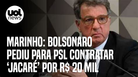 Bolsonaro Pediu Para PSL Contratar Waldir Ferraz Por R 20 Mil Diz