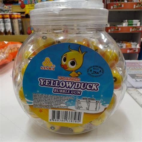 Sanwa Yellow Duck Bubble Gum 650g 13g X 50pcs Shopee Malaysia