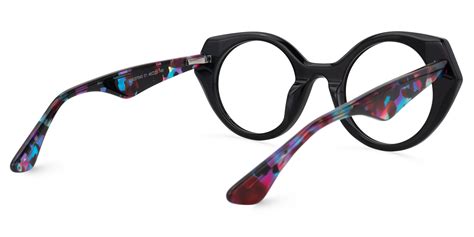 Geometric Black Eyeglasses