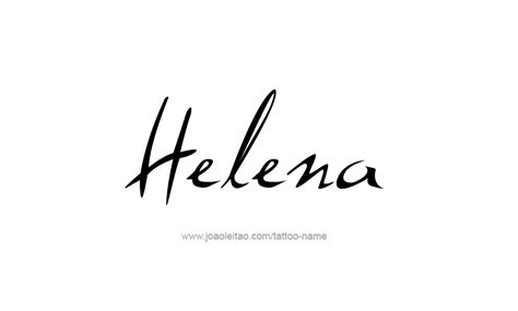 Helena Name Tattoo Designs