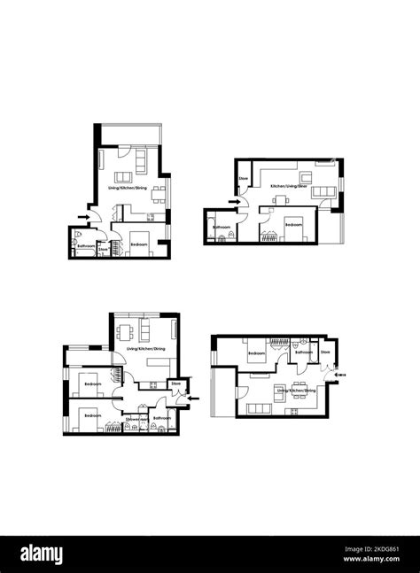 2d Floor Plan Black White Floor Plan Floor Plan Home Space Plan For Real Estate Blueprint