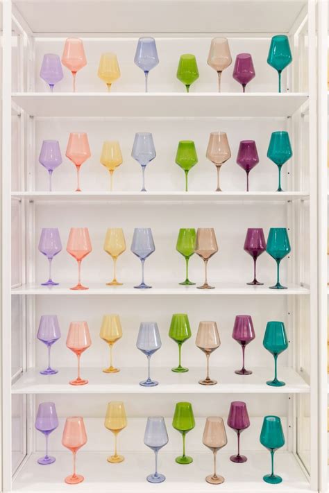 Colorful Glassware | Modern Glassware | Studio Wallflower