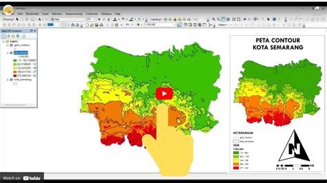Cara Membuat Kontur Peta Youtube