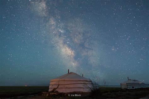 Ira Block Photography The Milky Way Rises Over A Mongolian Ger In