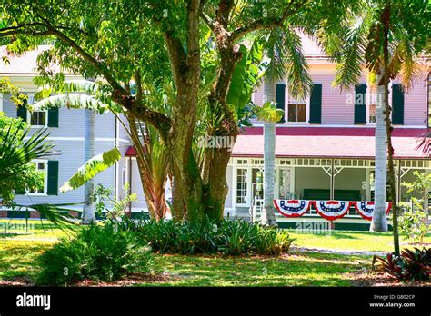 The Edison And Ford Winter Estates In Fort Myers Fl Stock Photo Alamy