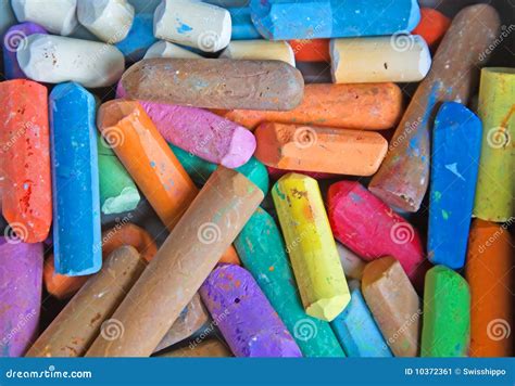 Colored Chalk Stock Image Image Of Colorful Mauve Draw 10372361