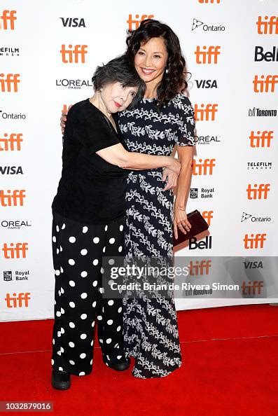 Tsai Chin and Tamlyn Tomita attends the "The Joy Luck Club" premiere ...