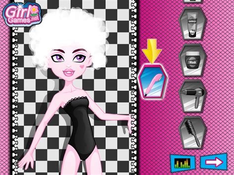 Draculaura Hairstyles - Play Online on Flash Museum 🕹️