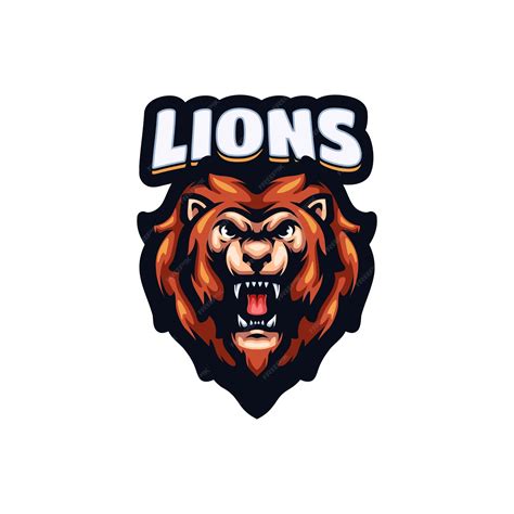 Premium Vector Lions Mascot Logo Design