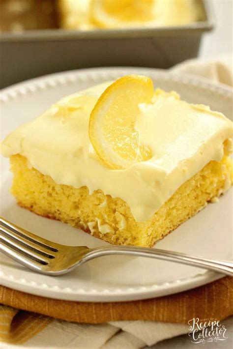 Triple Lemon Poke Cake Diary Of A Recipe Collector