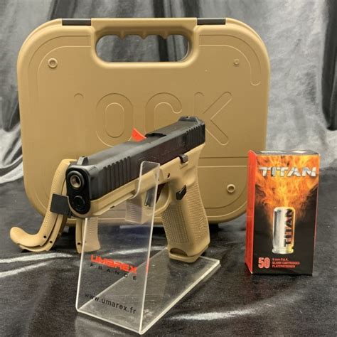 Pack prêt a tirer Pistolet GLOCK 17 COYOTE GEN5 Cal 9 MM P A K