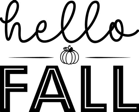 Hello Fall Welcome Autumn Free Svg File Svg Heart