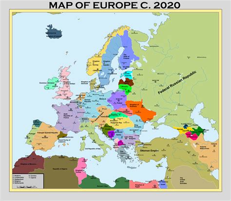 Map of Modern Europe in which WW1 was delayed by a few years : r ...