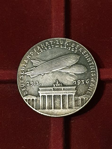 Moneta Medal Niemcy Zeppelin R Wykopki Reich Gostynin Kup