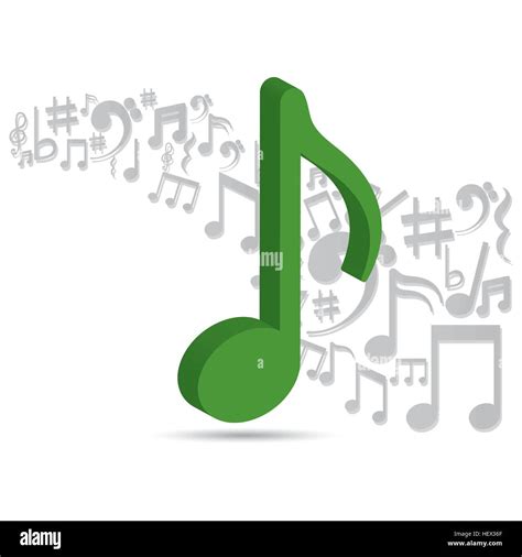 Music Notes Sound Art Stock Vector Image Art Alamy