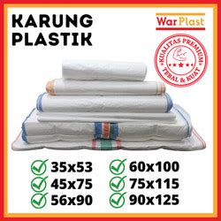 Promo Karung Plastik Baru 45x75 Cm Karung 25kg Dll Premium Tebal