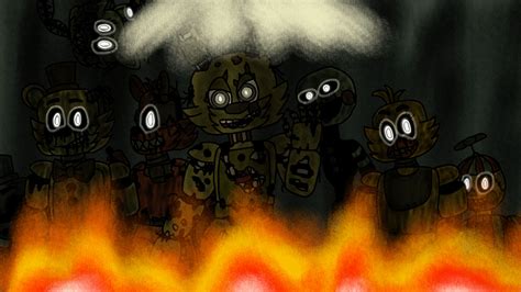 The Crew And Their Leader Fnaf3 By Nanikos16 On Deviantart